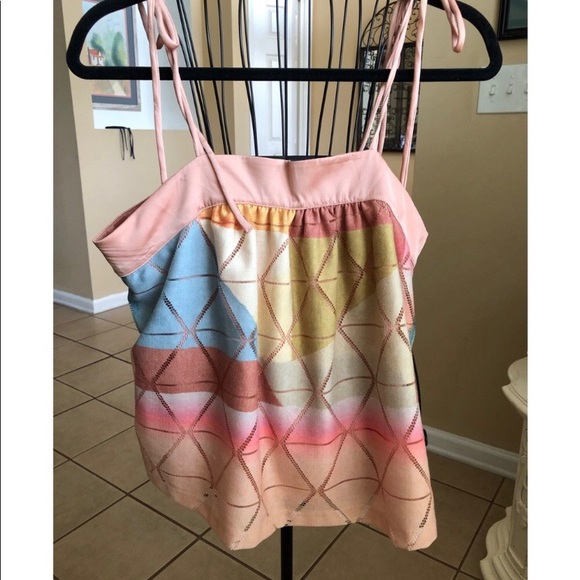 Anthropologie Akemi + Kin Geometric Swing Tank - Picture 8 of 9